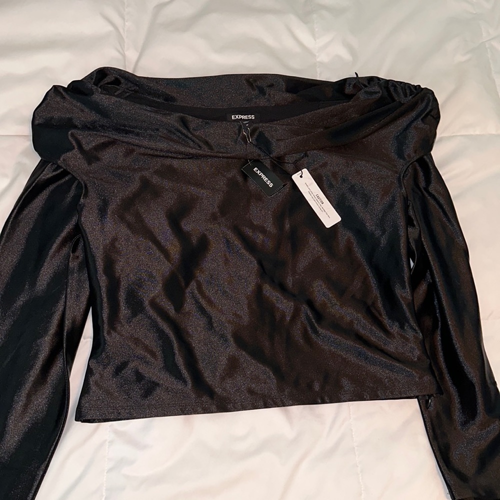 Express off the shoulders top NWT
